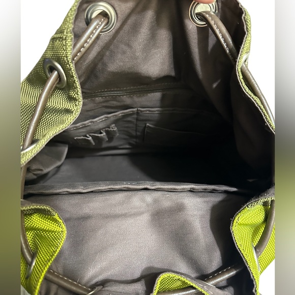 Fossil NWOT Buckner Rucksack Laptop Backpack in Green and Brown - Picture 14 of 16